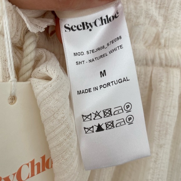 NWT See by Chloe Tiered Voile Maxi Dress - Picture 9 of 10